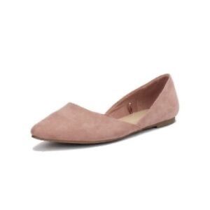 Time and Tru Ballet Pink Pointed Flats